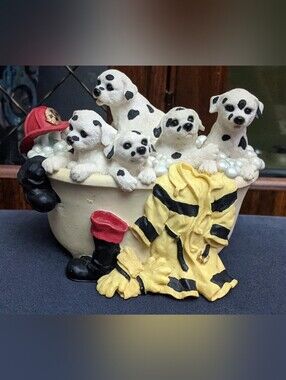 Vintage Westland "Whistle While You Work" Dalmatians Bathtub Figurine